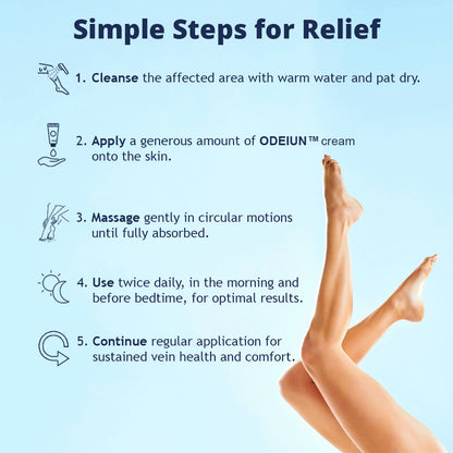 ODEIUN™ Natural Relief Cream for Varicose Veins